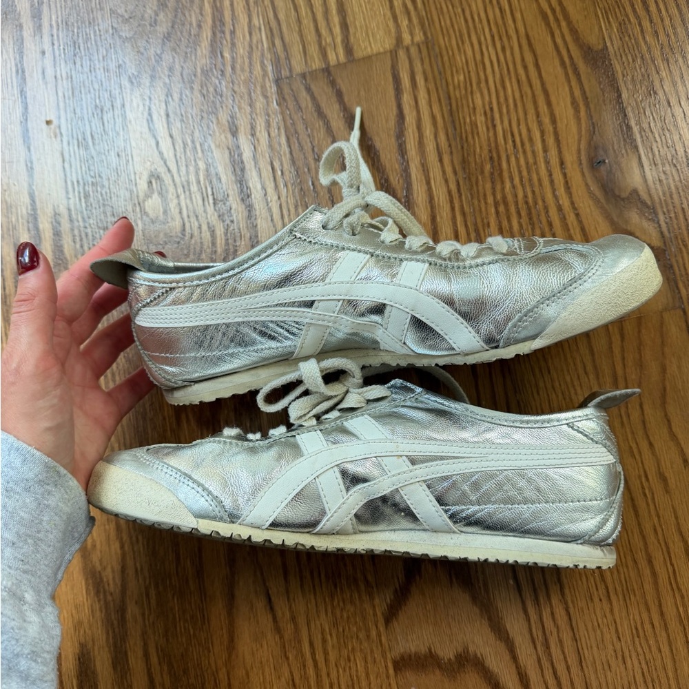 Onitsuka Tiger by Asics Women's Silver Sneakers